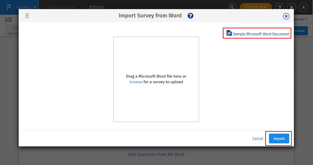 Survey Software Help Image